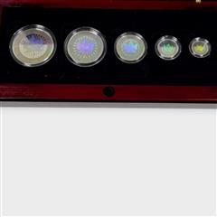 2003 Canada 15th Anniversary .999 Silver Maple Leaf Hologram Set